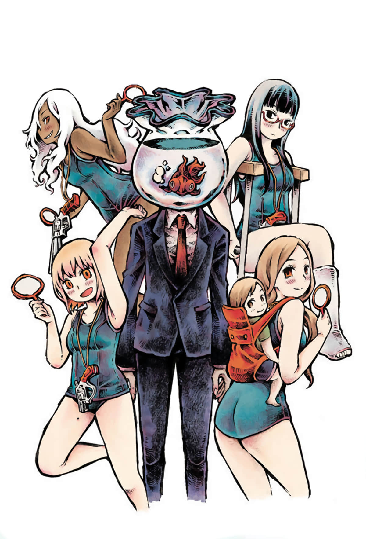 潜血者林檎和金鱼缸男【1-10话 全是中文】【血潜り林檎と金魚鉢男】【已完结】